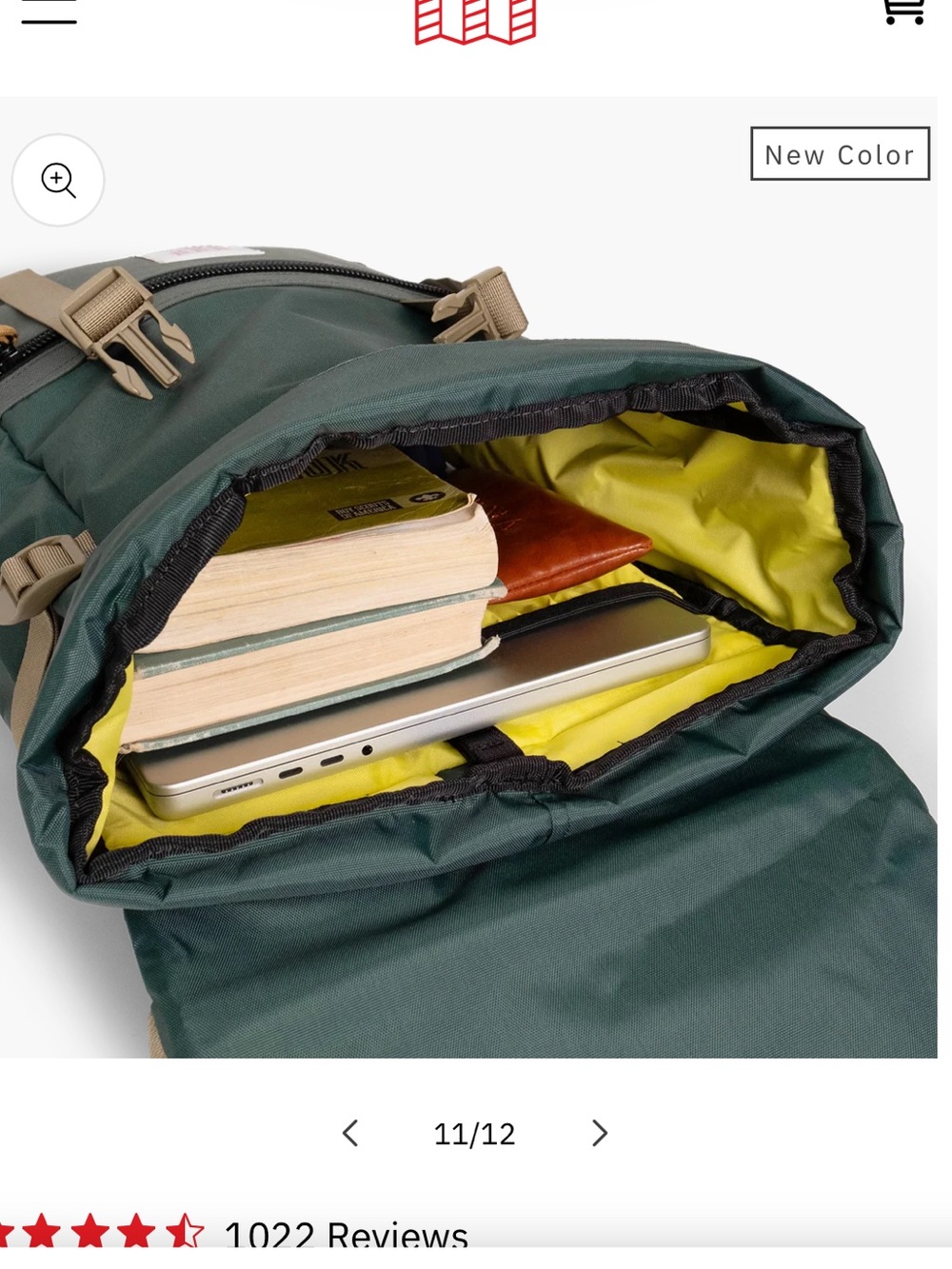 Topo designs two toned red rover pack classic - Picture 9 of 9